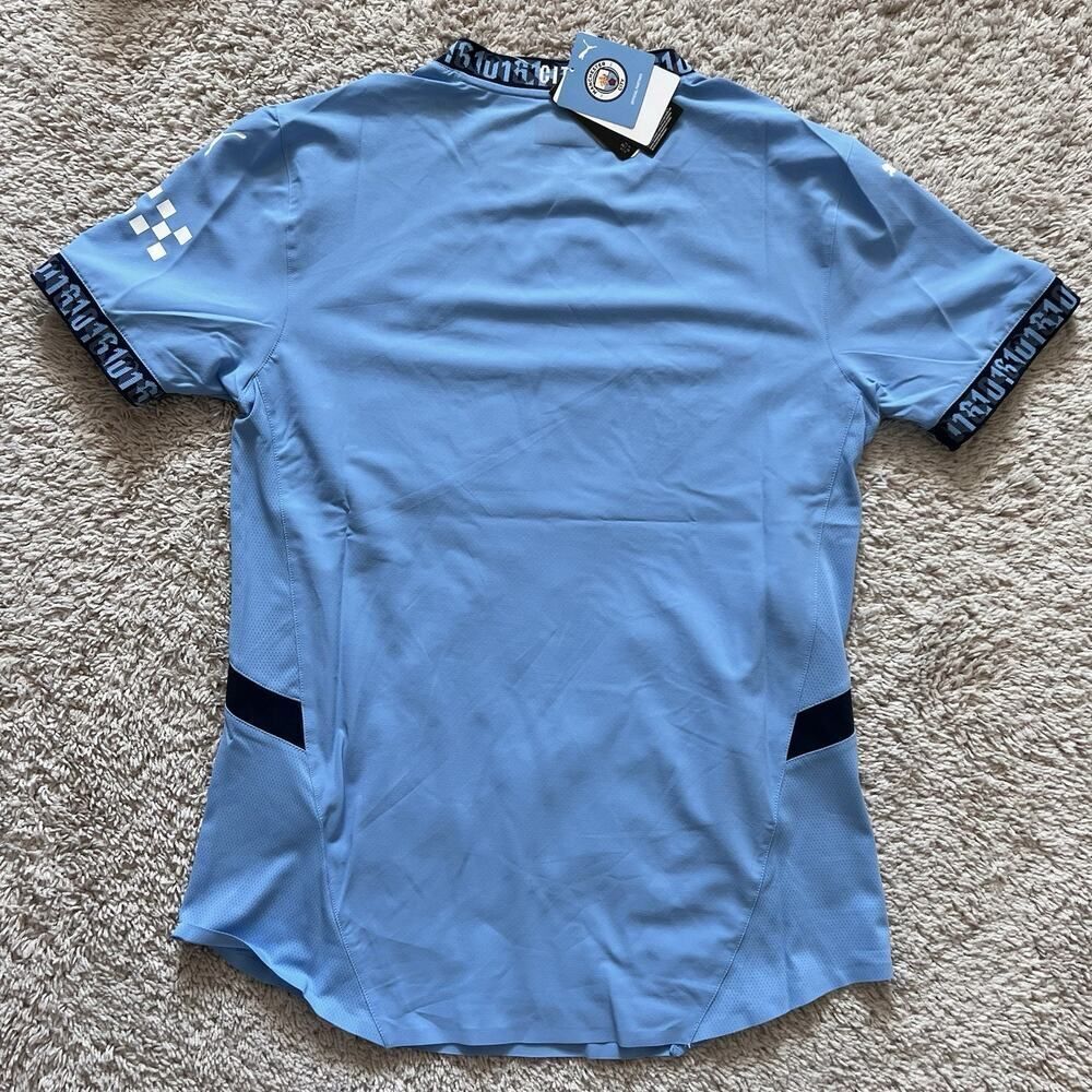 Manchester City Puma 2024/25 Mens Authentic Home Jersey Large 775050-01 NWT - Picture 9 of 10